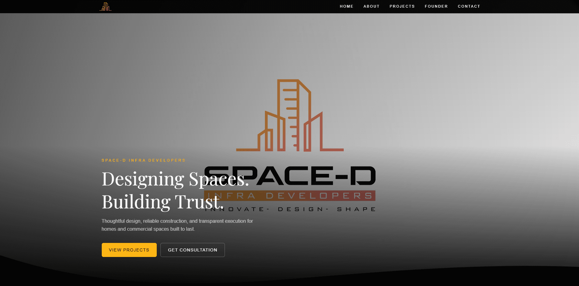 Space-D Infra Developers homepage